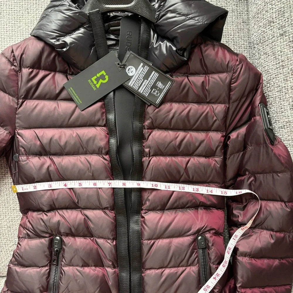 Rudsak Quilted Down Jacket XS rare BNWT - Picture 5 of 17